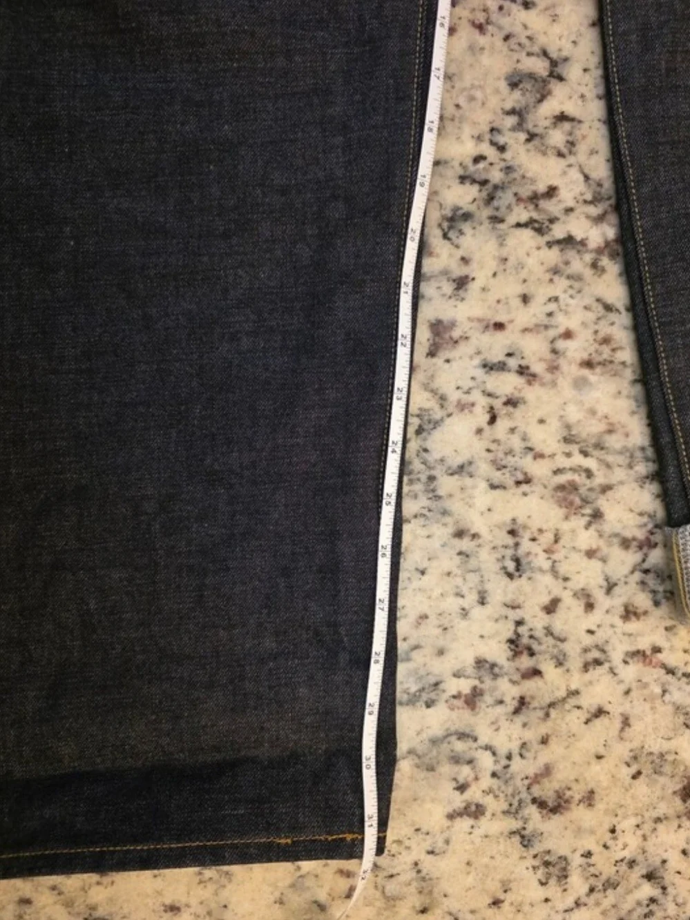 Men's Dark Blue Denim Jeans - Classic Straight Fit